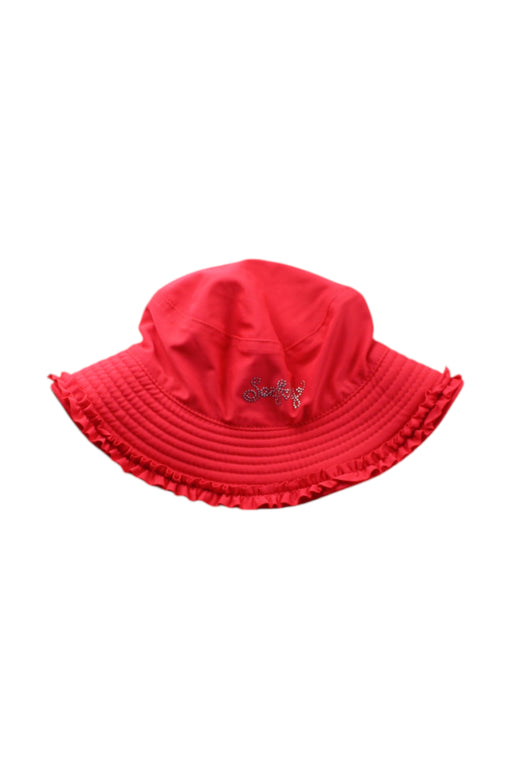 A Red Sun Hats from Seafolly in size O/S for girl. (Front View)