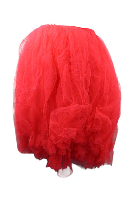 A Red Tulle Skirts from Repetto in size 12Y for girl. (Back View)