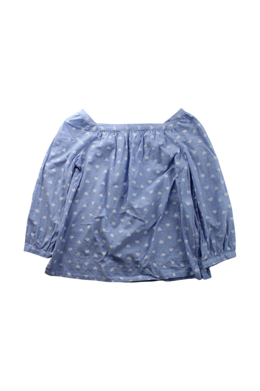 A Blue Long Sleeve Tops from Crewcuts in size 12Y for girl. (Front View)