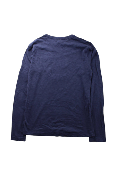 A Blue Long Sleeve T Shirts from Crewcuts in size 10Y for boy. (Back View)