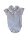 A White Short Sleeve Bodysuits from Jacadi in size 12-18M for girl. (Front View)