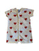 A White Short Sleeve Rompers from Petit Bateau in size 6-12M for girl. (Front View)