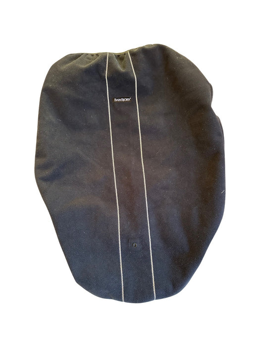 A Black Baby Carriers from BabyBjorn in size 0-3M for neutral. (Front View)