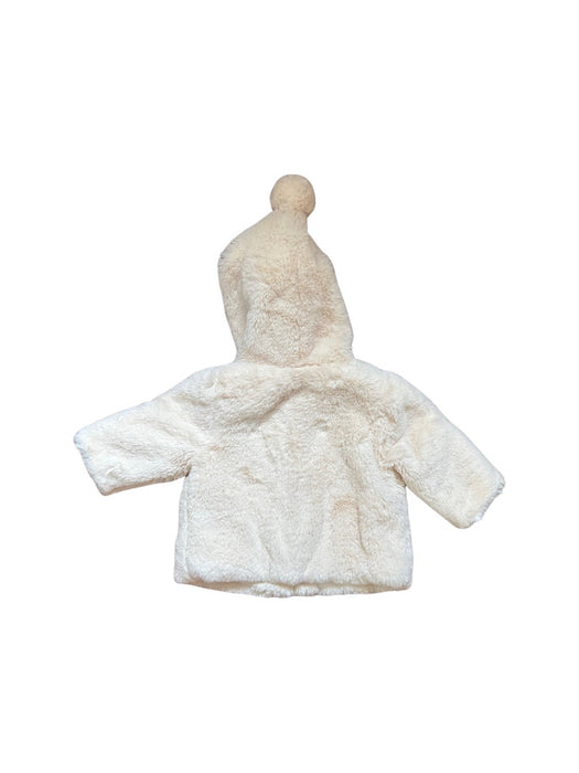 A Ivory Lightweight Jackets from Cyrillus in size 3-6M for girl. (Back View)