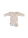 A Pink Long Sleeve Bodysuits from Petit Bateau in size 6-12M for girl. (Back View)