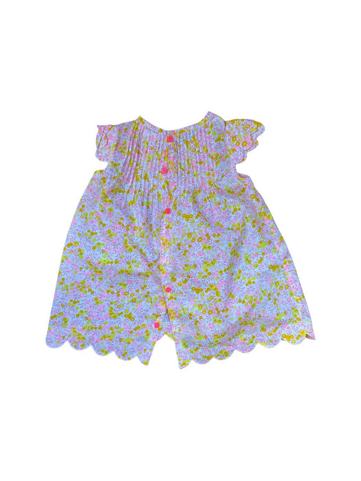 A Pink Short Sleeve Dresses from Jacadi in size 6-12M for girl. (Back View)