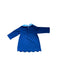 A Blue Long Sleeve Dresses from Jacadi in size 3-6M for girl. (Back View)