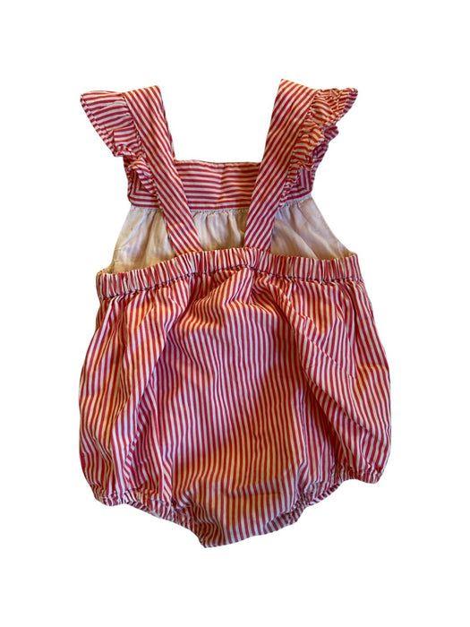 A White Sleeveless Rompers from Jacadi in size 12-18M for girl. (Back View)