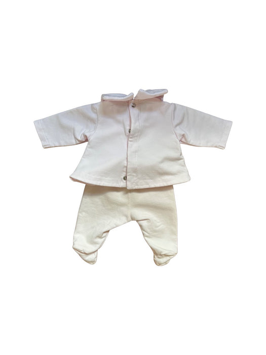 A White Pants Sets from Jacadi in size 0-3M for girl. (Back View)