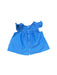 A Blue Sleeveless Tops from Jacadi in size 6-12M for girl. (Back View)