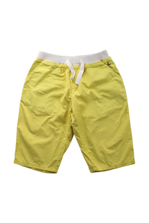 A Yellow Shorts from Petit Bateau in size 10Y for boy. (Front View)