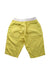 A Yellow Shorts from Petit Bateau in size 10Y for boy. (Back View)