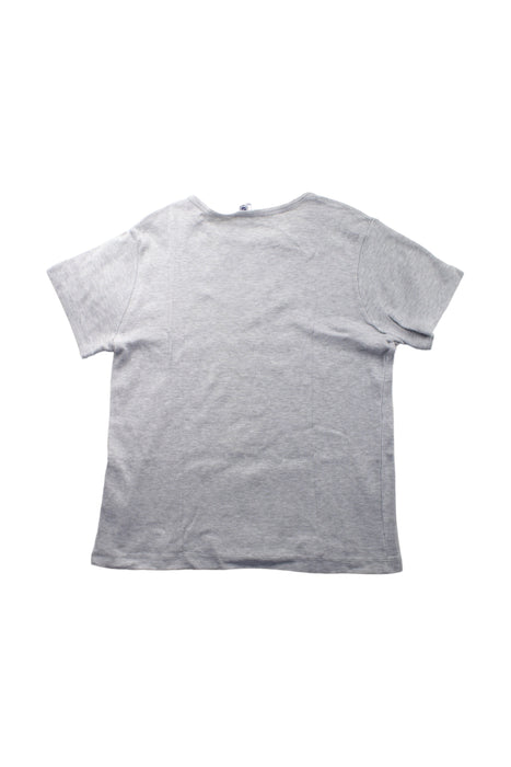 A Grey Short Sleeve T Shirts from Petit Bateau in size 12Y for boy. (Back View)