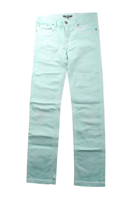 A Green Casual Pants from Bonpoint in size 10Y for girl. (Front View)