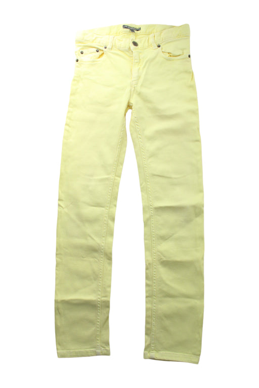 A Yellow Casual Pants from Bonpoint in size 10Y for girl. (Front View)