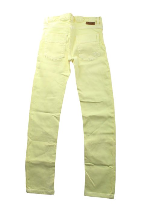 A Yellow Casual Pants from Bonpoint in size 10Y for girl. (Back View)