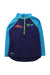 A Blue Rash Guards from Zoggs in size 5T for boy. (Front View)