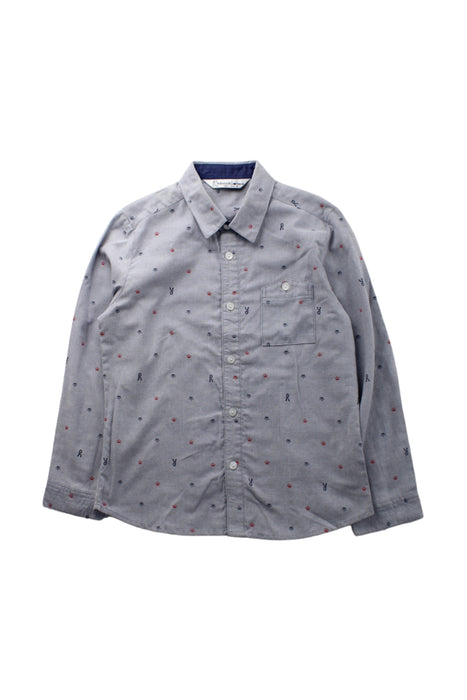 A Grey Long Sleeve Shirts from Roberta di Camerino in size 10Y for boy. (Front View)