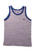 A Blue Sleeveless T Shirts from Petit Bateau in size 10Y for girl. (Front View)