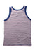 A Blue Sleeveless T Shirts from Petit Bateau in size 10Y for girl. (Back View)