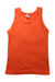 A Orange Sleeveless T Shirts from Petit Bateau in size 8Y for boy. (Front View)