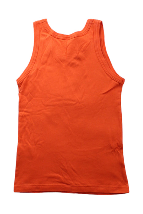 A Orange Sleeveless T Shirts from Petit Bateau in size 8Y for boy. (Back View)