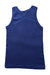 A Blue Sleeveless T Shirts from Petit Bateau in size 8Y for boy. (Back View)