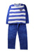 A Blue Pyjama Sets from Petit Bateau in size 10Y for boy. (Front View)