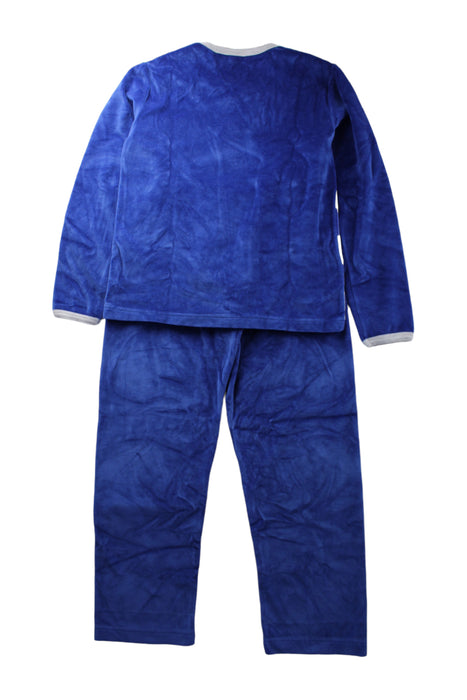 A Blue Pyjama Sets from Petit Bateau in size 10Y for boy. (Back View)