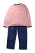 A Blue Pyjama Sets from Petit Bateau in size 10Y for boy. (Back View)