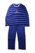 A Blue Pyjama Sets from Petit Bateau in size 10Y for boy. (Front View)