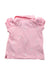 A Pink Short Sleeve Polos from Ralph Lauren in size 0-3M for girl. (Back View)