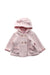 A Pink Coats from Baker by Ted Baker in size 0-3M for girl. (Front View)