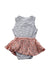 A White Sleeveless Bodysuits from Jessica Simpson in size 6-12M for girl. (Back View)