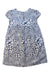 A Blue Short Sleeve Dresses from Jacadi in size 8Y for girl. (Back View)