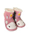 A Pink Booties from EMU Australia in size 12-18M for girl. (Front View)