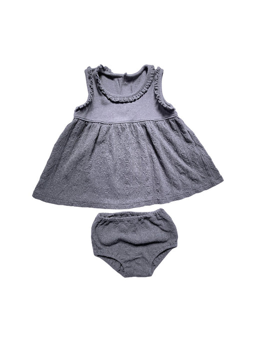 A Grey Bloomers from Comme Ca Ism in size 12-18M for girl. (Front View)