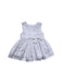 A White Sleeveless Dresses from Chickeeduck in size 6-12M for girl. (Front View)