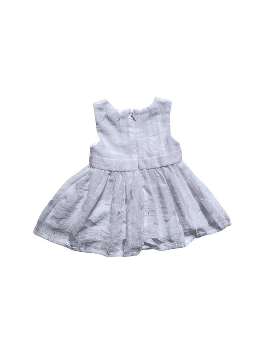 A White Sleeveless Dresses from Chickeeduck in size 6-12M for girl. (Back View)