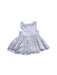 A White Sleeveless Dresses from Chickeeduck in size 6-12M for girl. (Back View)