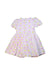 A Multicolour Short Sleeve Dresses from Jacadi in size 5T for girl. (Back View)