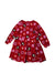 A Multicolour Long Sleeve Dresses from Jacadi in size 6T for girl. (Front View)