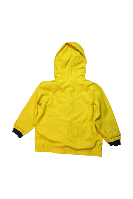 A Yellow Lightweight Jackets from Petit Bateau in size 5T for neutral. (Back View)