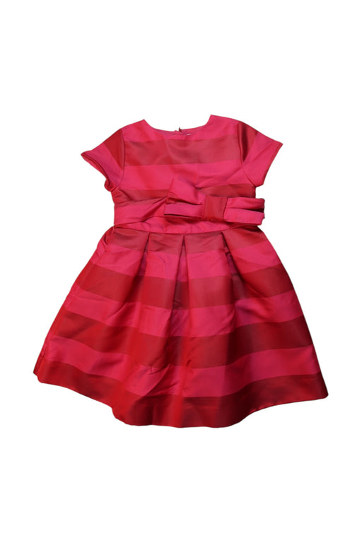 A Red Short Sleeve Dresses from Jacadi in size 5T for girl. (Front View)