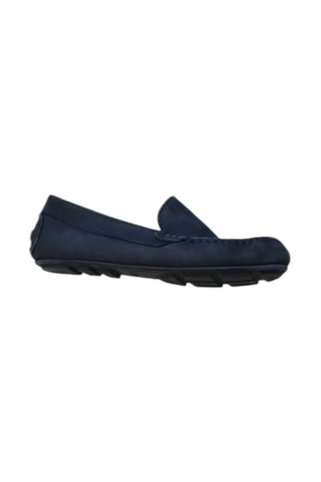 A Navy Loafers & Moccasins from Jacadi in size 7Y for boy. (Front View)