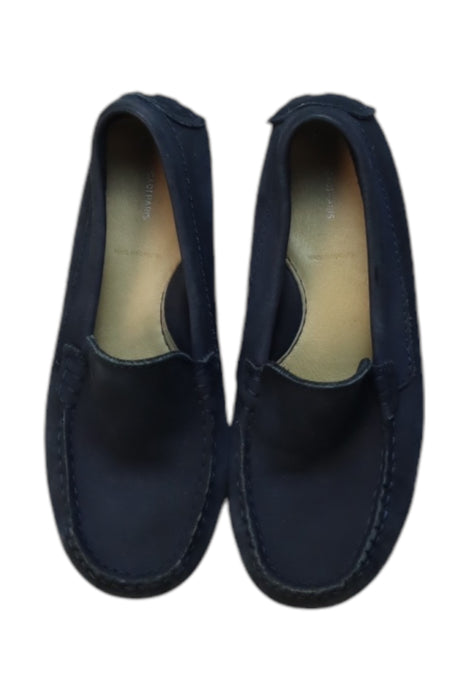 A Navy Loafers & Moccasins from Jacadi in size 7Y for boy. (Back View)