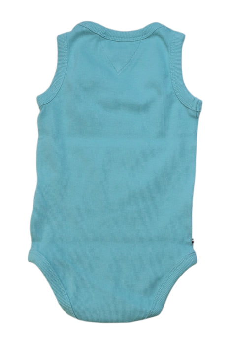 A Blue Sleeveless Bodysuits from Tommy Hilfiger in size 6-12M for neutral. (Back View)