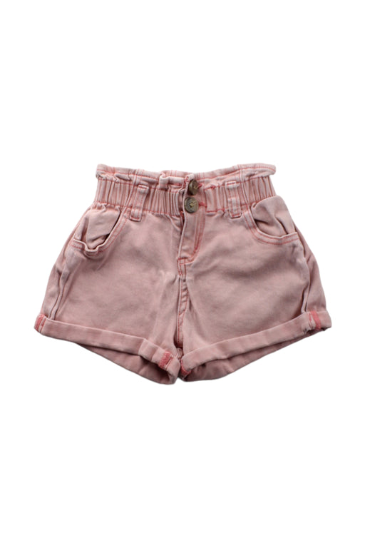 A Pink Shorts from Seed in size 6T for girl. (Front View)