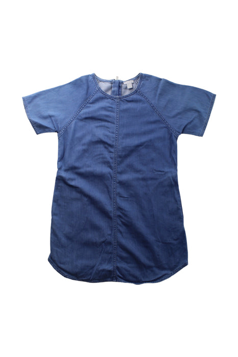 A Blue Short Sleeve Dresses from COS in size 4T for girl. (Front View)