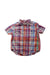 A Red Short Sleeve Shirts from Ralph Lauren in size 2T for boy. (Front View)